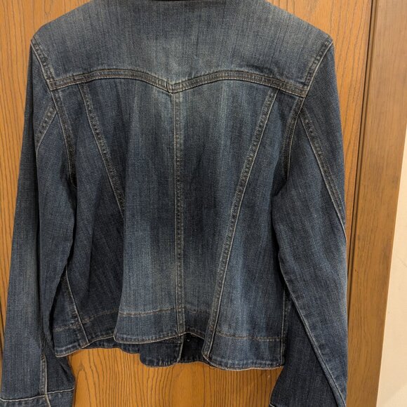 IZOD Women's Jean Jacket-Size XL - Picture 4 of 4
